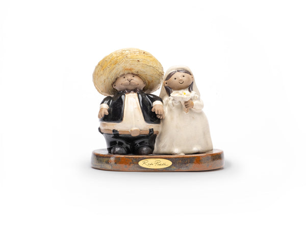 Mini bride and groom