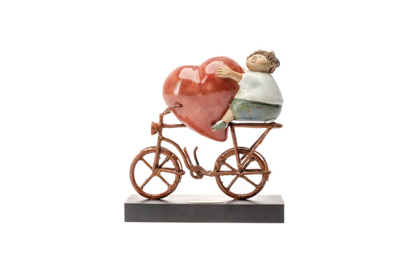 Niño Corazón en Bici Mini