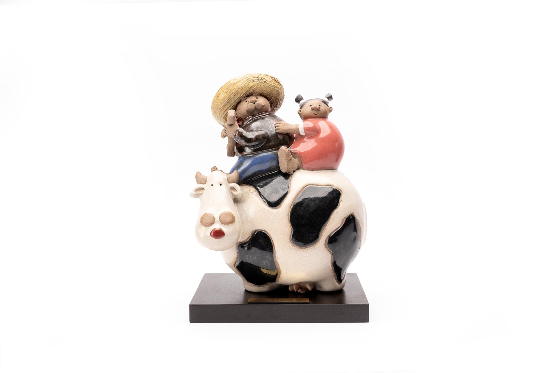 Couple on cow