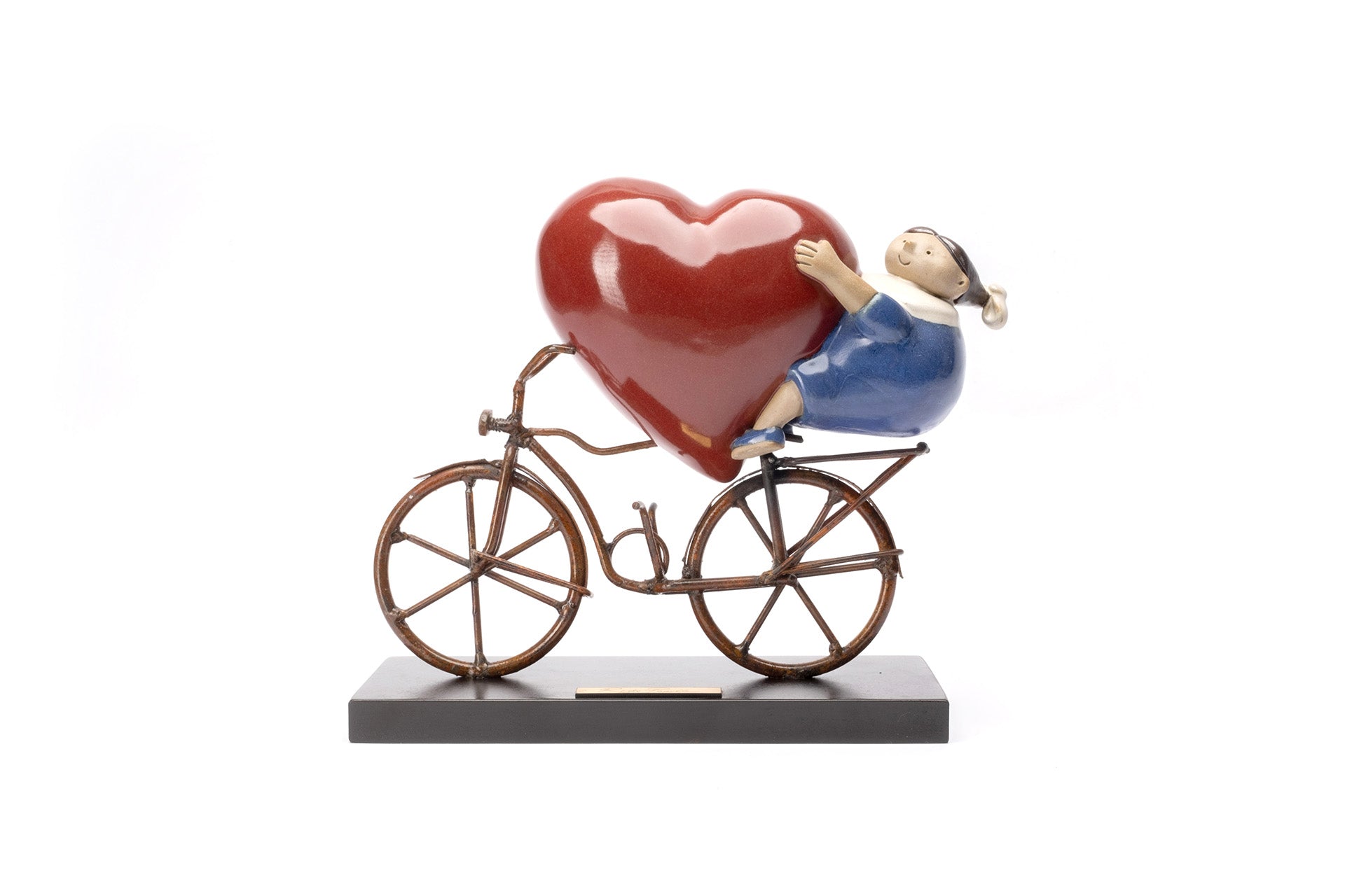 Heart Girl on Bike